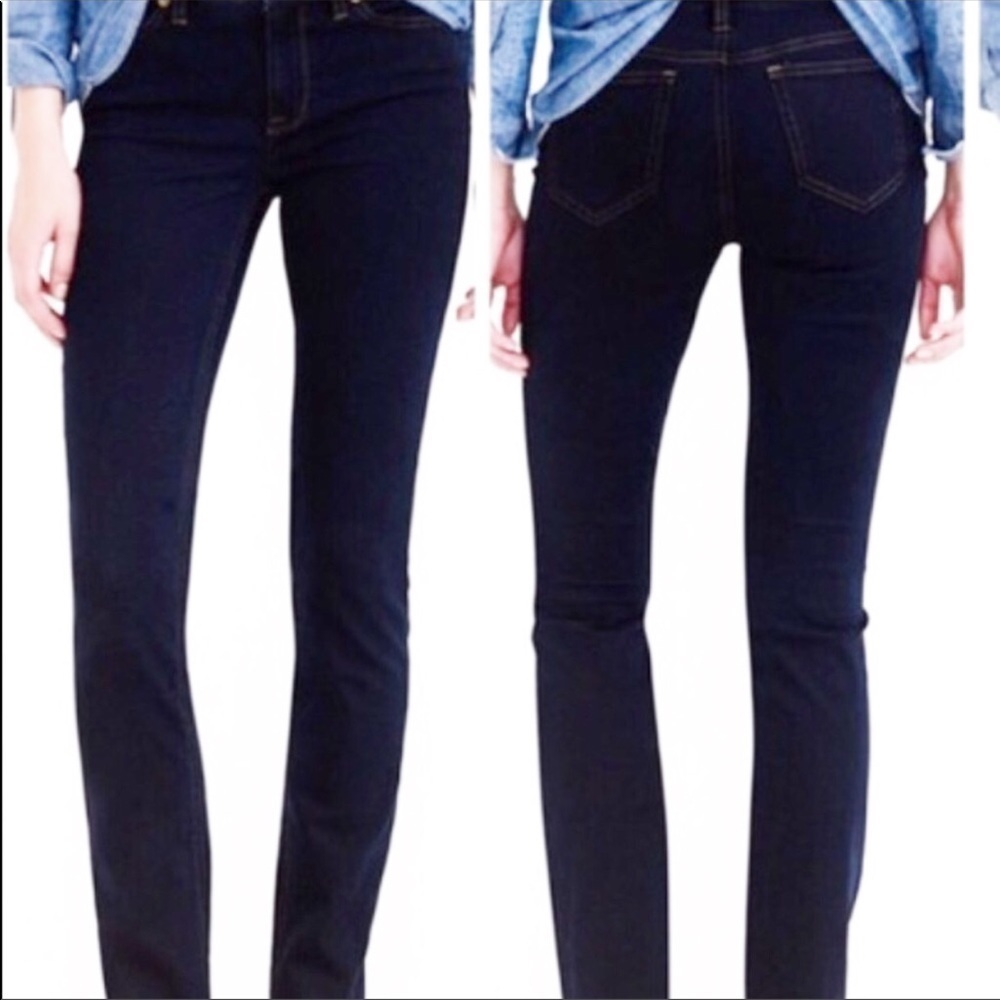 J. CREW NEW Reid Denim Dark Rinse Slim Fit Jeans Size 28 Tall - Picture 4 of 14